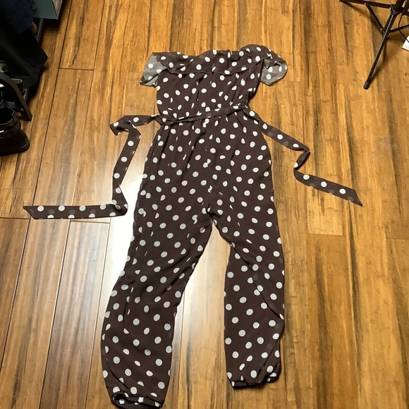 Strapless Jumpsuit size Large - Picture 4 of 5